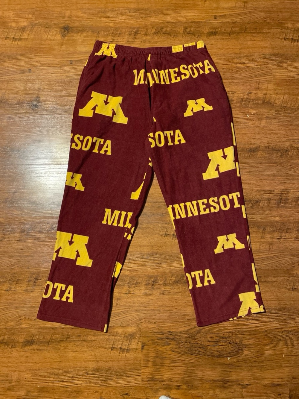 Vintage NCAA University of Minnesota Golden Gophers Maroon & Gold Lounge Pants